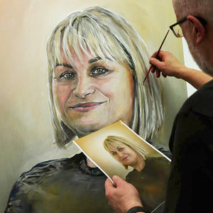 Portrait malen lassen nach Foto