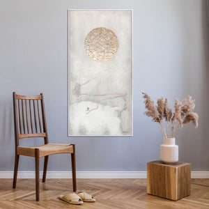 Wall art decor with frame "Way to the sun"