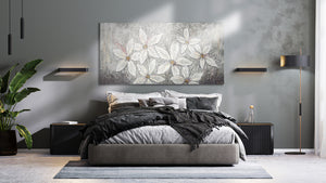 Modern acrylic painting with texture "Flower fantasy"