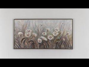 Acrylic painting "Daisy" Acrylic paintings flowers modern with frame