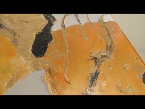 Modern Wall Art „Golden Rhythm“ – Hand-Painted Original on Canvas