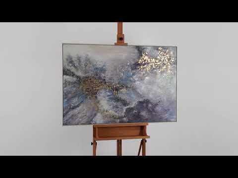 Abstract paintings "Renaissance period" Acrylic painting abstract with frame