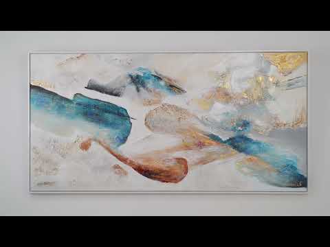 Modern abstract art – Contemporary acrylic painting on canvas