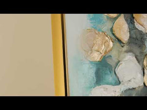 Abstract pictures with frames "Rhythm of Infinity" Large pictures for living room