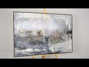 Handgemalte bilder auf leinwand im Rahmen „Trugschein“